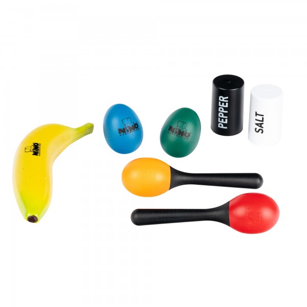 NINO Percussion Mixed Shaker Set - 7 teilig (NINOSET13)