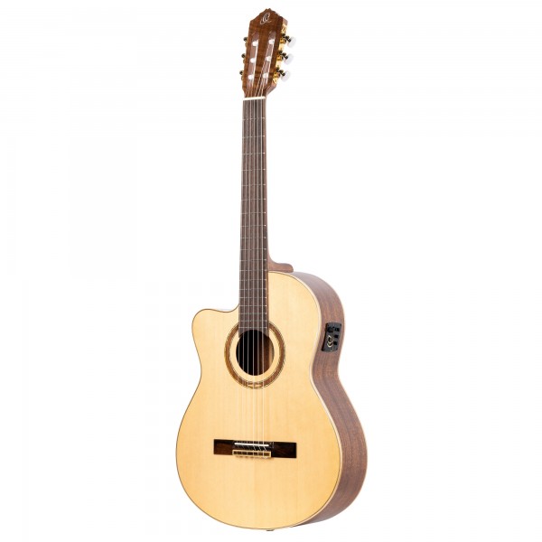 ORTEGA Performer Series 4/4 Classical Guitar 6-String Lefty - Natural + Gig Bag (RCE138SN-L)