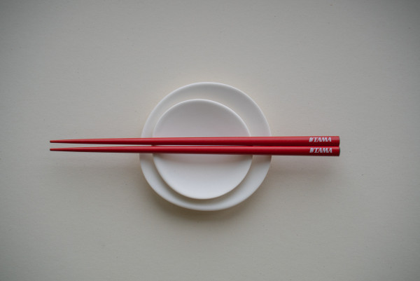 TAMA Chopsticks Malas, Red With White Logo (TCPS001)