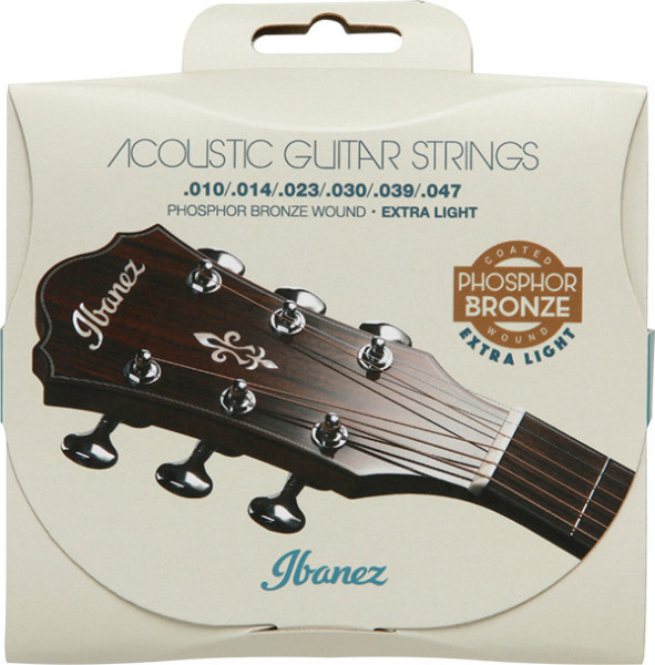 IBANEZ String Set for 6 String Acoustic Guitar - Extra Light (IACSP61C)